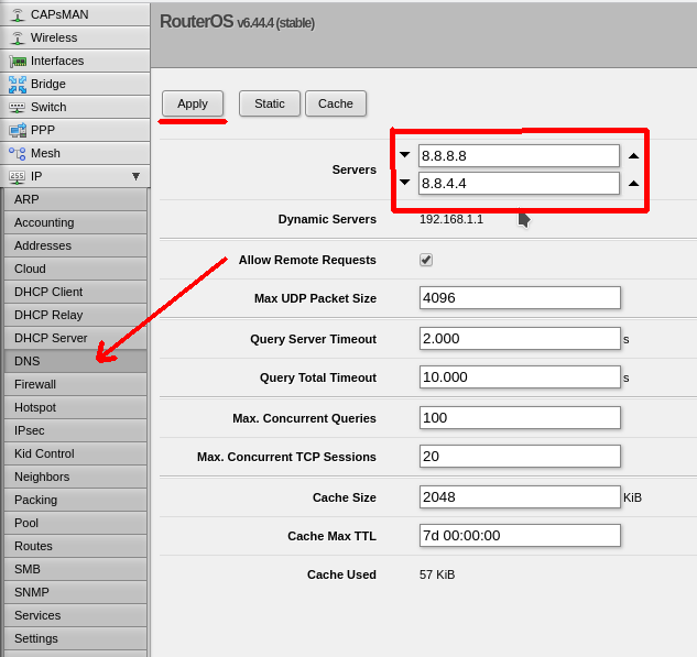 mikrotik client vpn